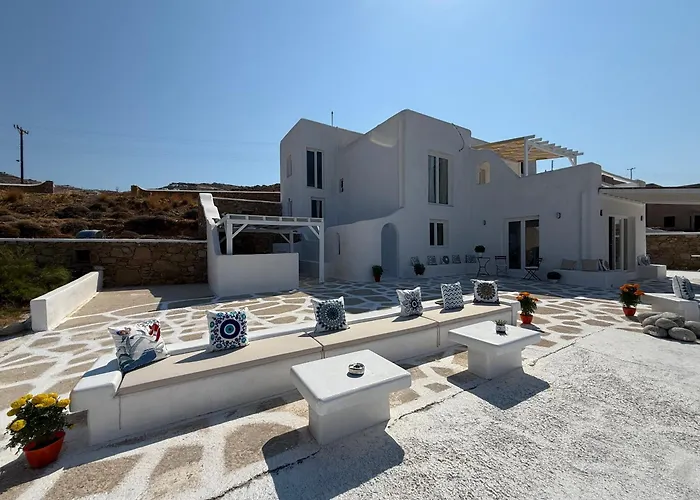 Silia Dream View Lägenhetshotell Houlakia (Mykonos)