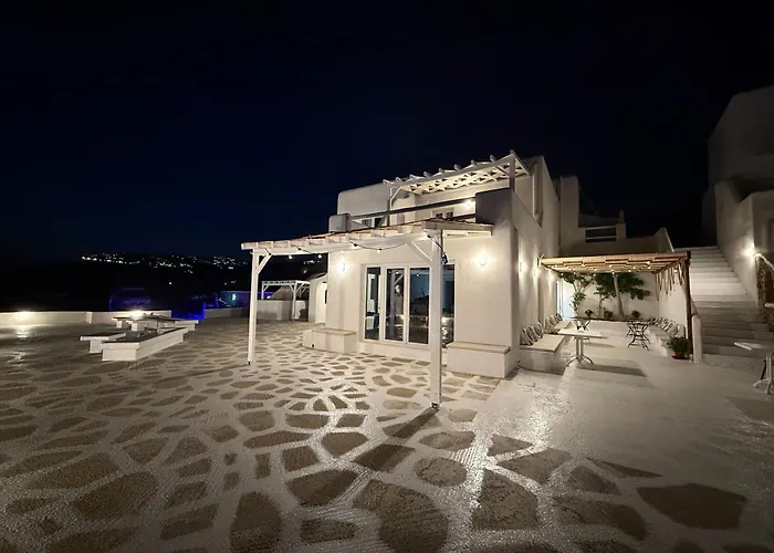 Silia Dream View Lägenhetshotell Houlakia (Mykonos)